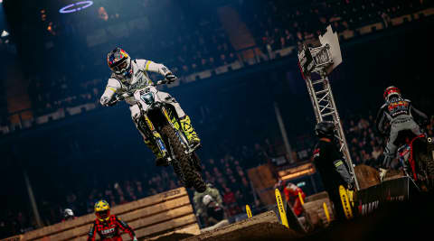 Triumph Factory Racing's Jonny Walker at SuperEnduro round 6